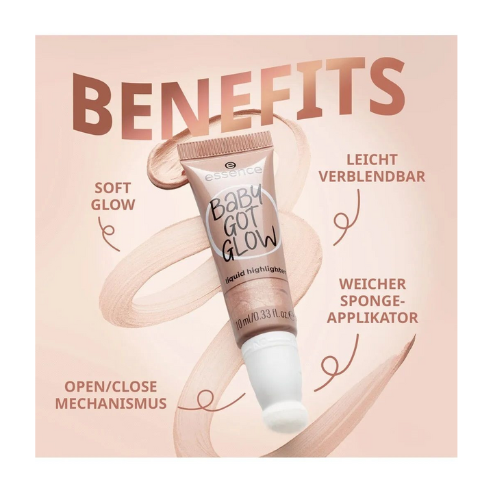 Essence Baby Got Glow Liquid Highlighter 20 Rose and Shine