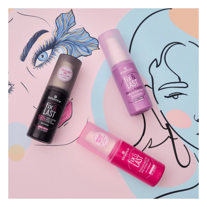 Essence Fix &amp; Last 18H Make-Up Fix Spray