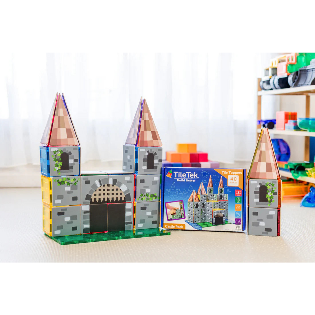 Tiletek 40 Pcs Tile Topper Castle Pack