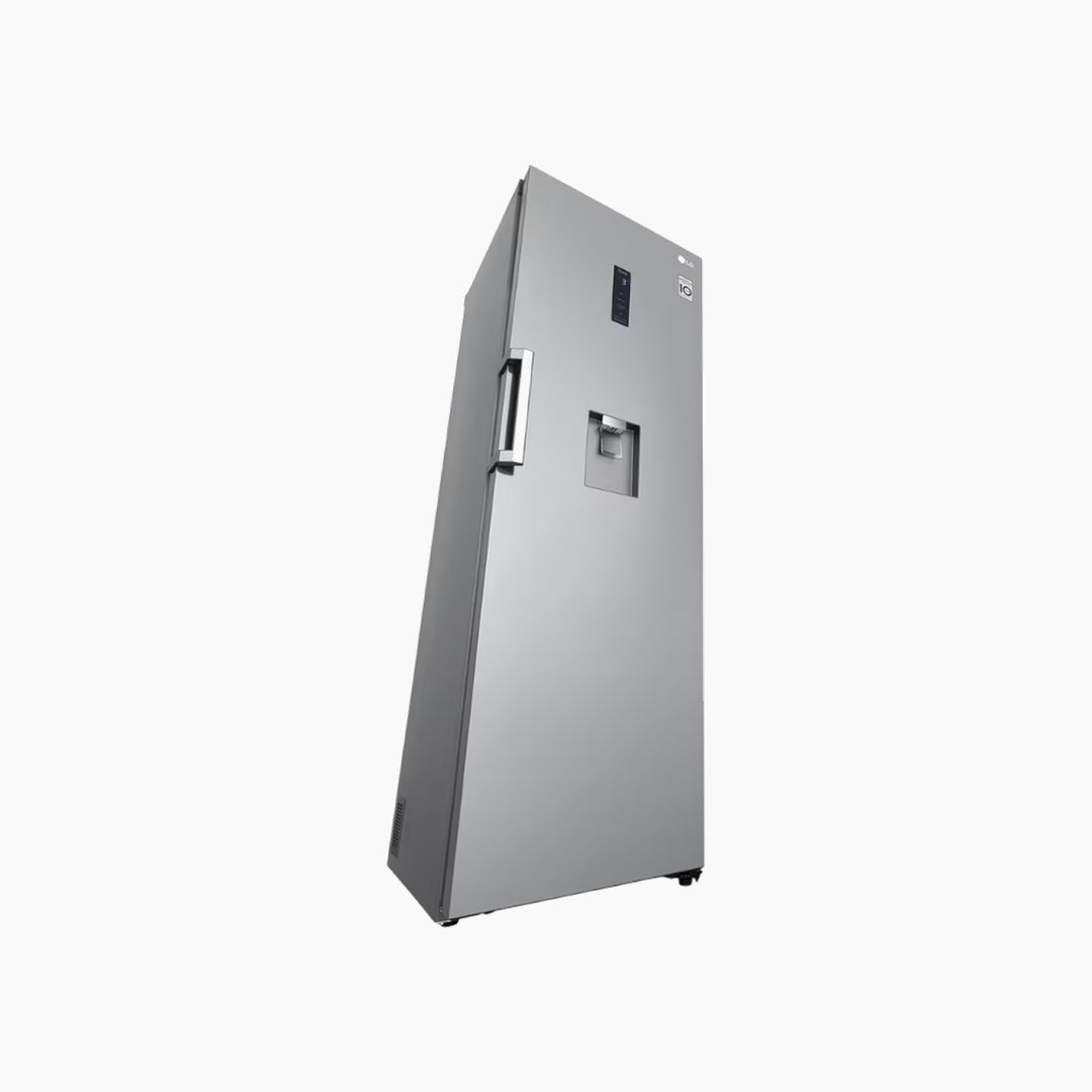 LG 411L 1 Door Refrigerator Linear Cooling Stainless Steel