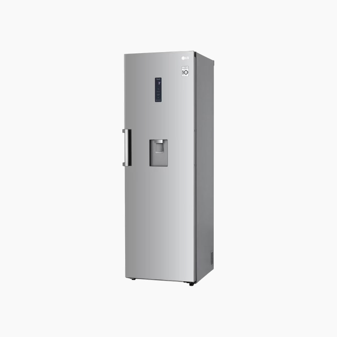 LG 411L 1 Door Refrigerator Linear Cooling Stainless Steel