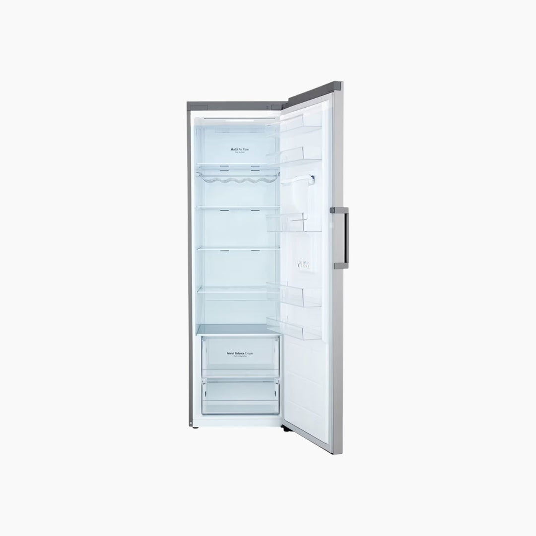 LG 411L 1 Door Refrigerator Linear Cooling Stainless Steel