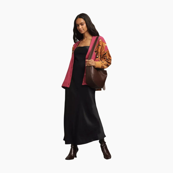 Farm Rio Bold Tiger Sleeve Knit Cardigan