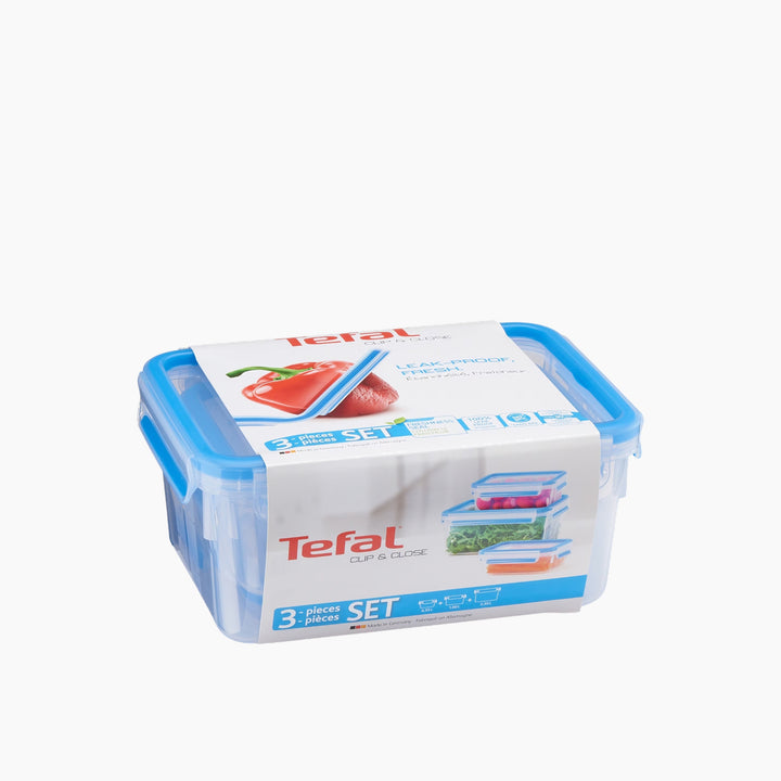 Tefal MasterSeal 3-Piece Container Set 0.55 L / 1.0 L / 2.3 L