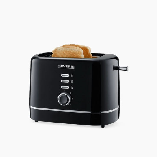 Severin AT 4321 2-Slice Pop-Up Toaster – Black