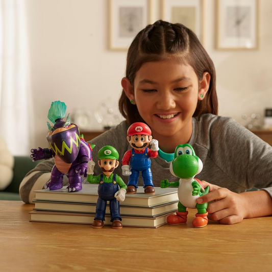 JAKKS PACIFIC Nintendo Super Mario Galaxy Movie 5" Figures 4-pack
