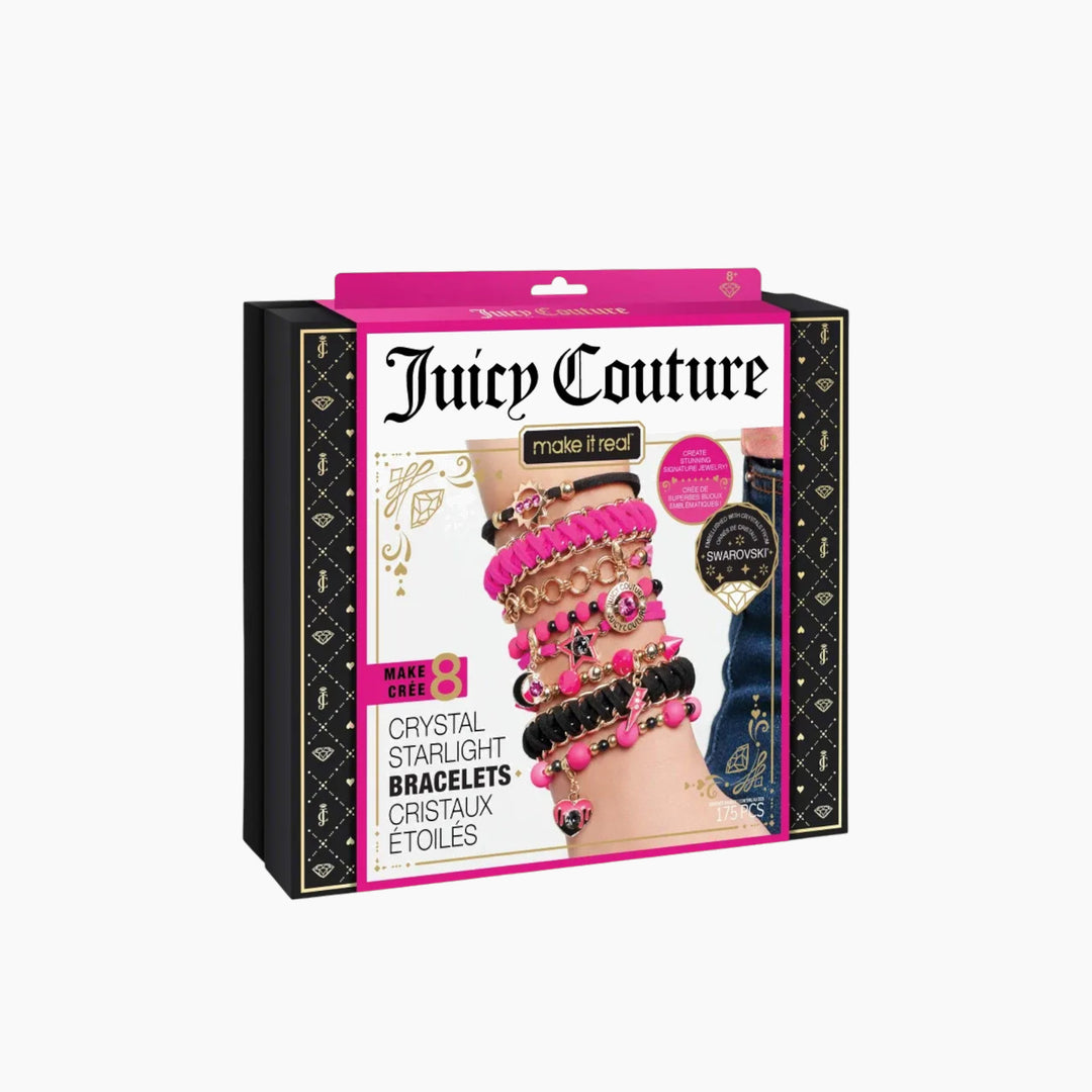 MAKE IT REAL Juicy Couture Crystal Starlight jewelry-making kit with 175 pieces