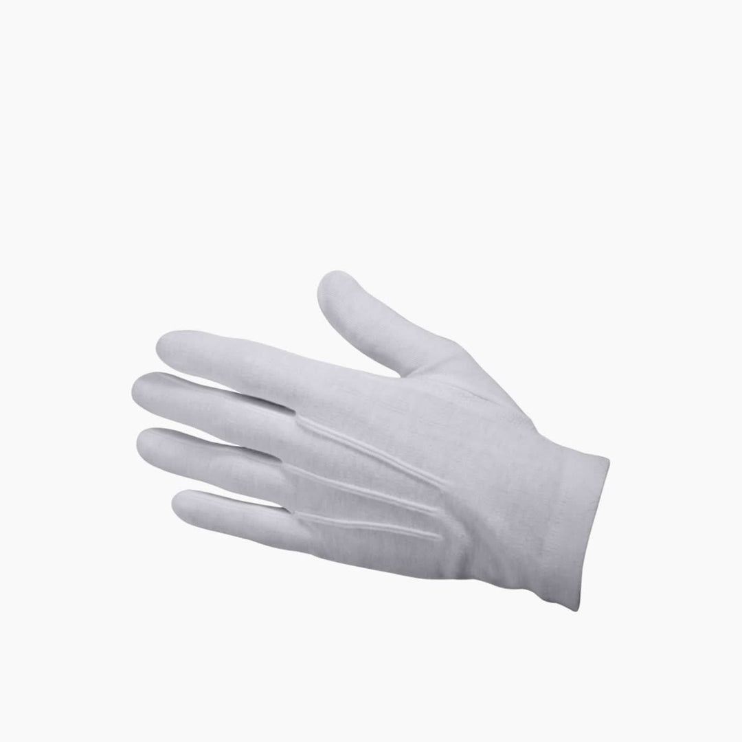 Rothco Gripper Dot white parade gloves, large
