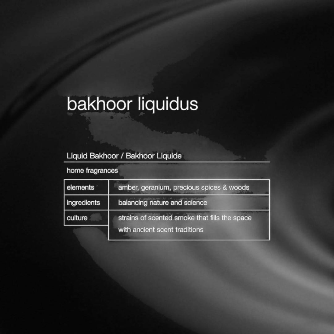 Zenology Ambiance Trigger Spray Liquid Bakhoor, a home fragrance.