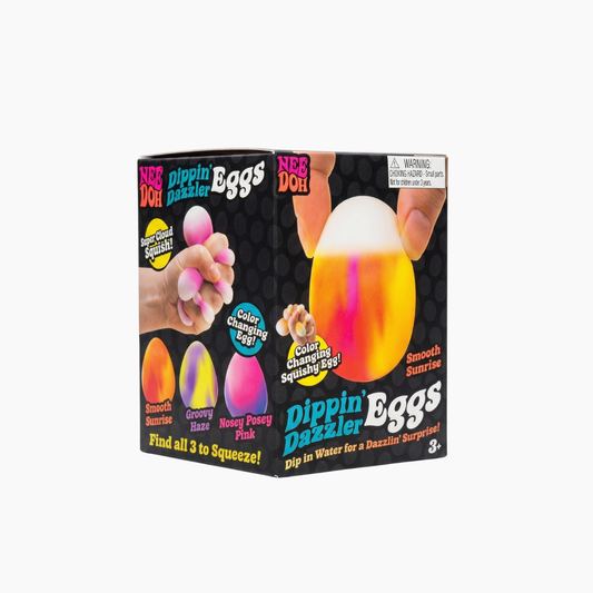 NeeDoh Jelly Eggs Solid Jelly Squish Fidget Toys Stress Balls