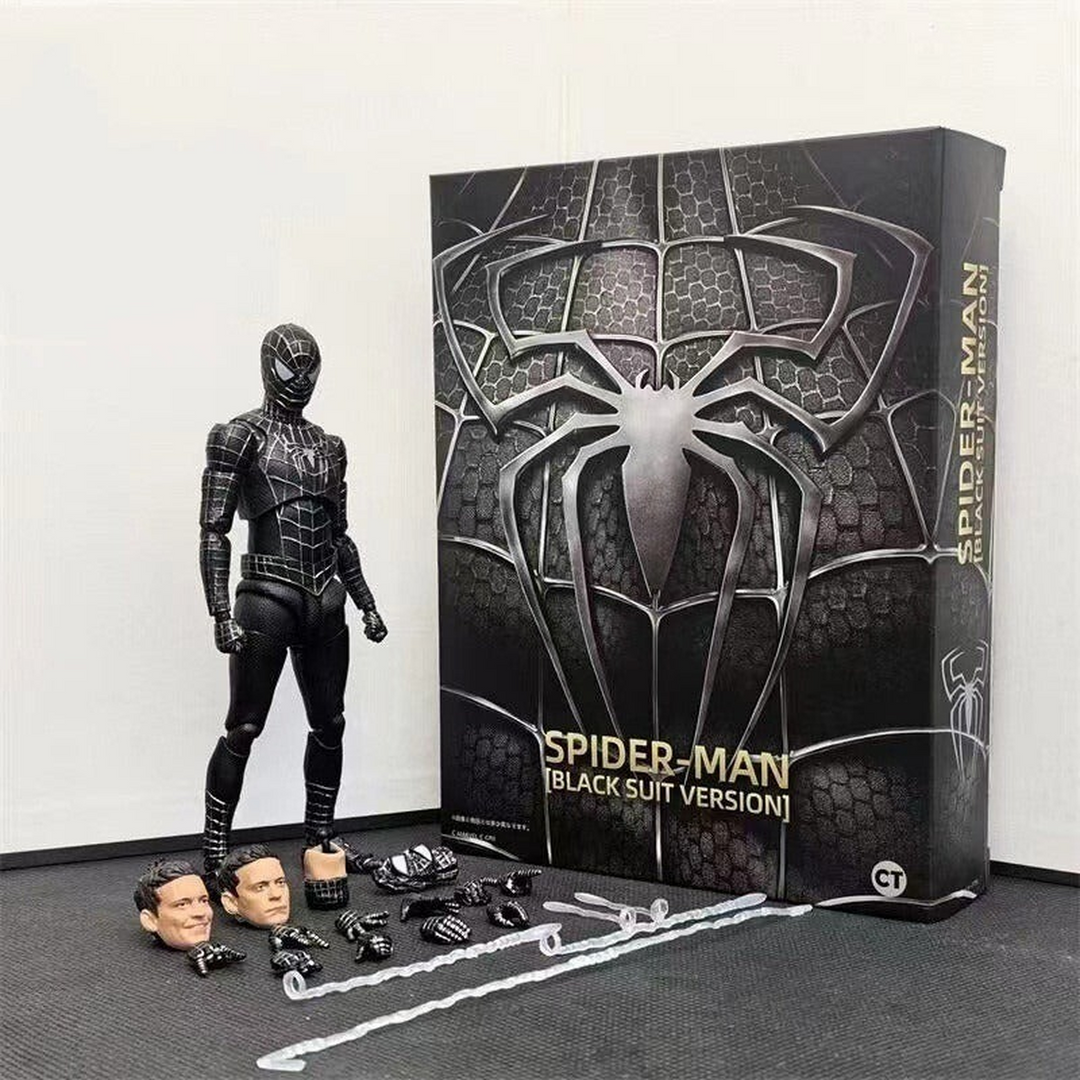 CT Factory Spider-Man Black Suit (Tobey Maguire) Action Figure