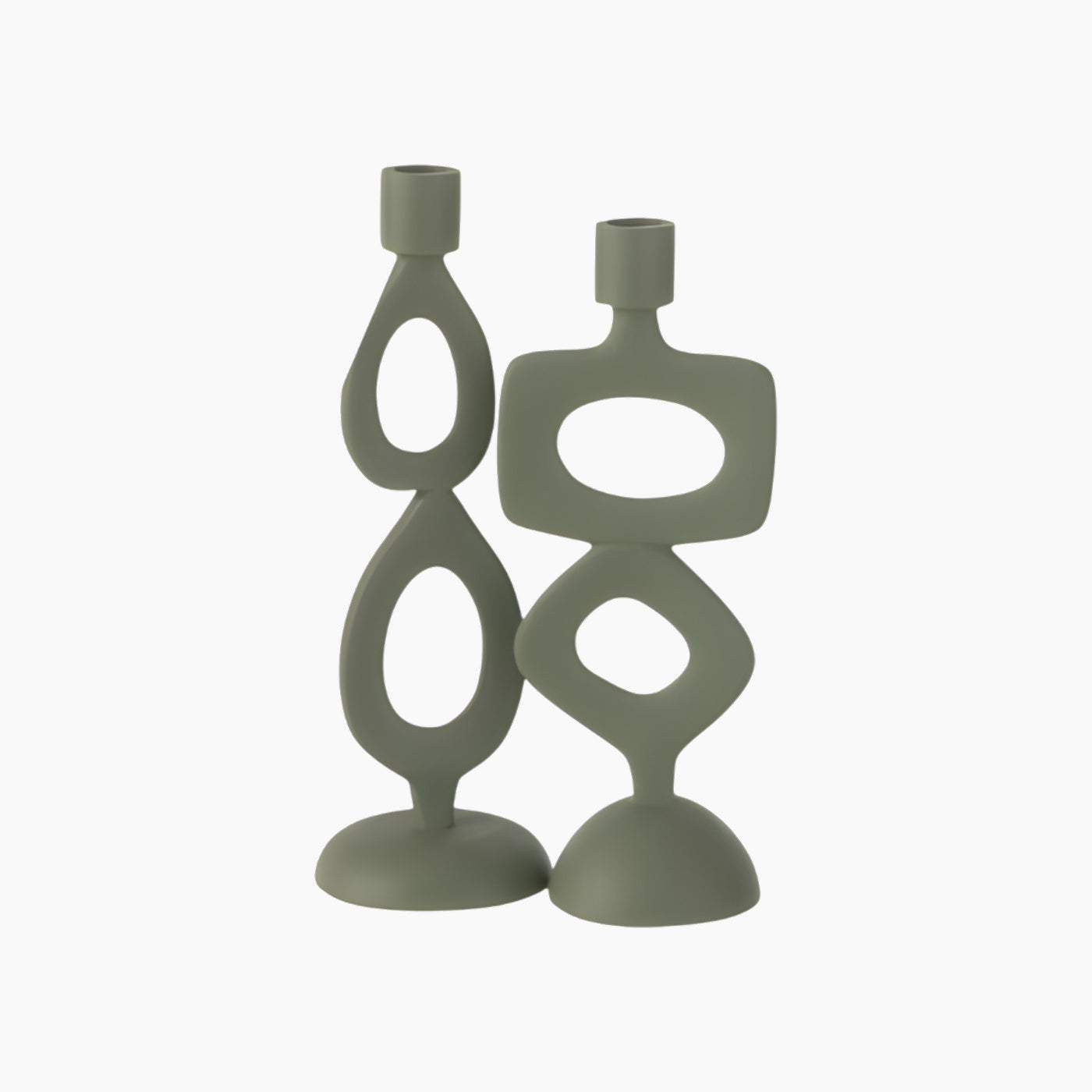 Deco Crush Candle Holder Aluminum Set