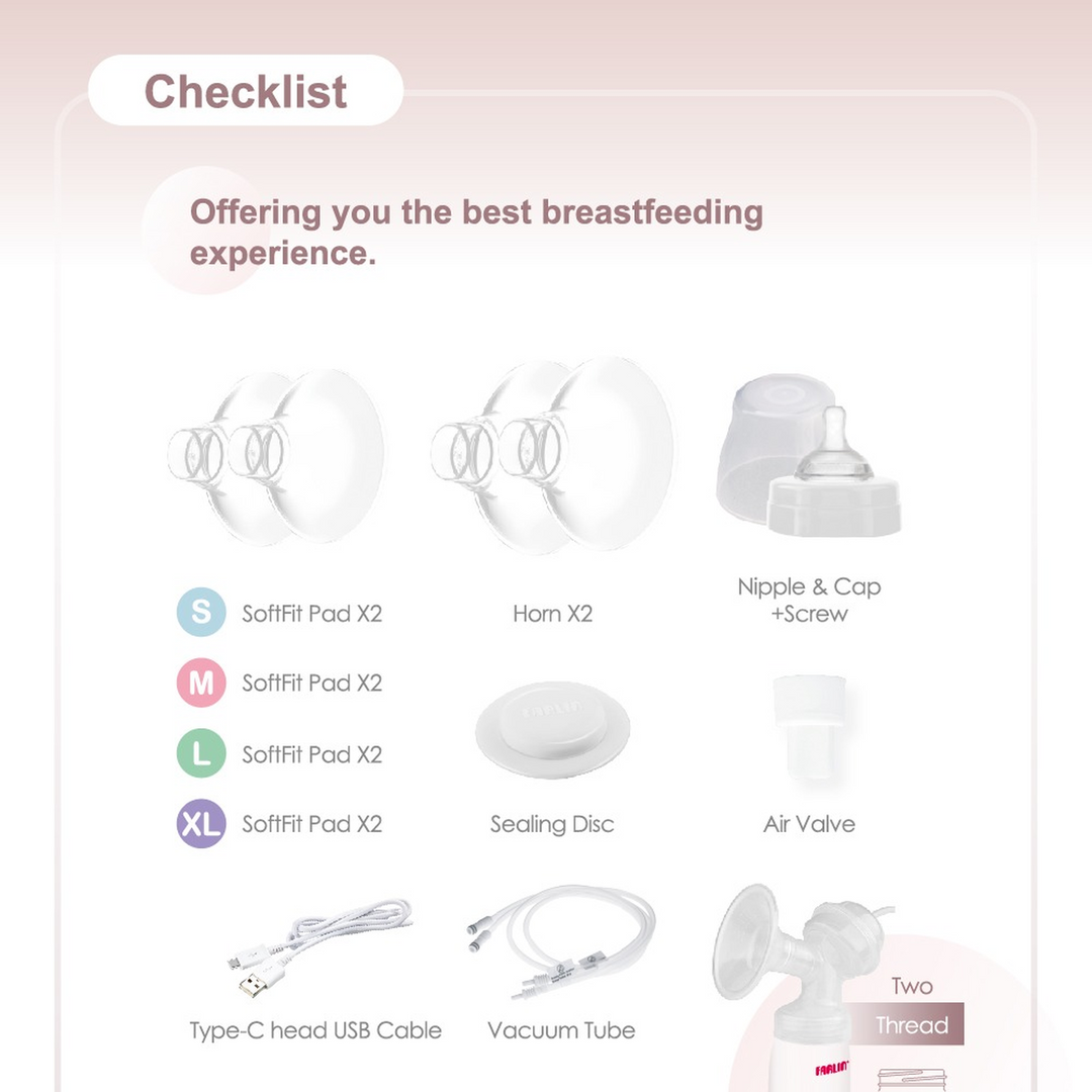 Farlin Dual Electric Breast Pump – Wide Neck