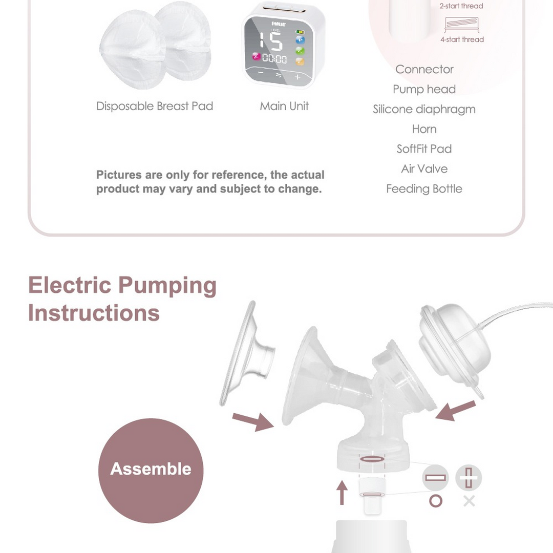 Farlin Dual Electric Breast Pump – Wide Neck