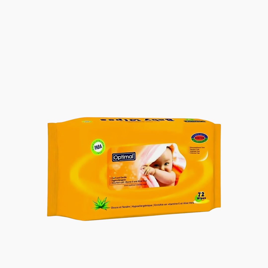 Optimal Baby Wipes 72 Pcs