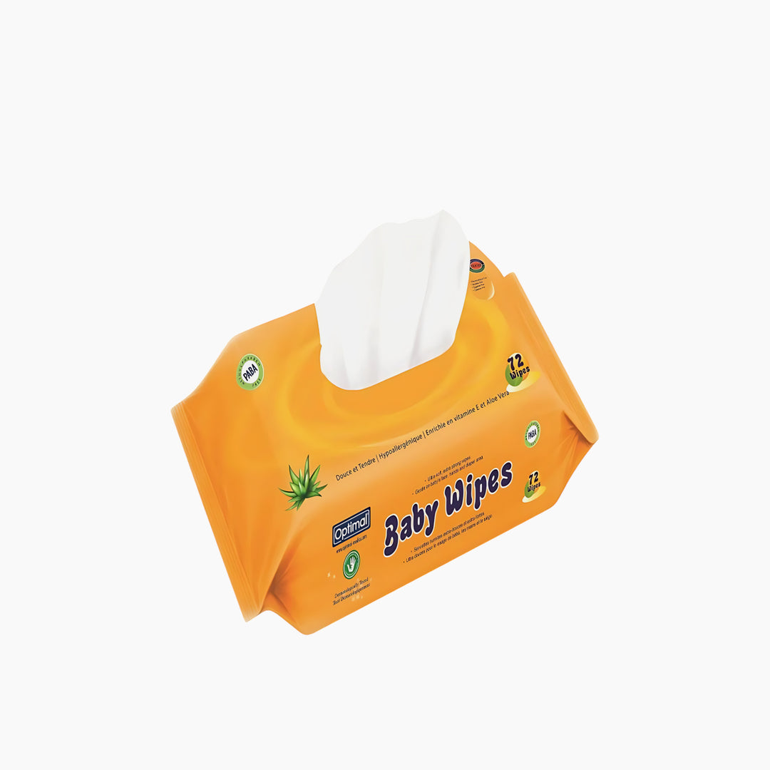 Optimal Baby Wipes 72 Pcs