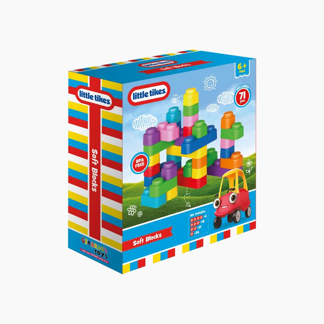 Little Tikes Soft Blocks Safe Building And Stacking Toys For Babies