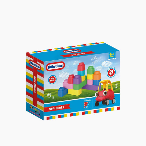 Little Tikes Soft Blocks Safe Building And Stacking Toys For Babies