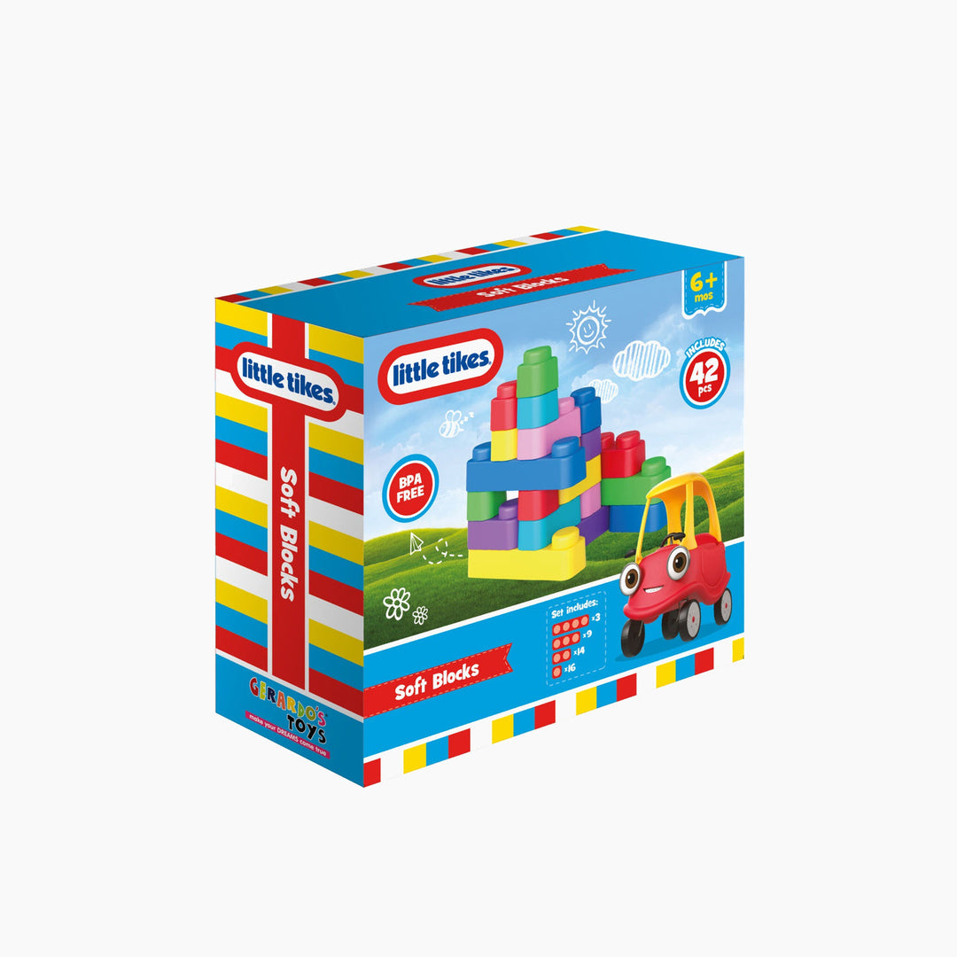 Little Tikes Soft Blocks Safe Building And Stacking Toys For Babies