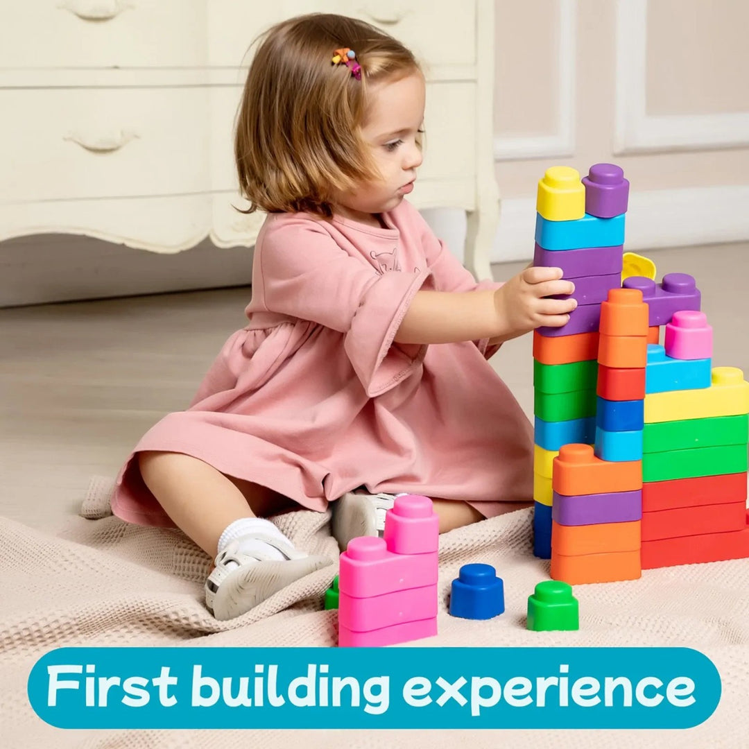 Little Tikes Soft Blocks Safe Building And Stacking Toys For Babies