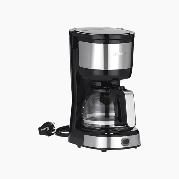 KA 4808 Compact Filter Coffee Maker, 4 Cups, 750 W, Stainless Steel-Black