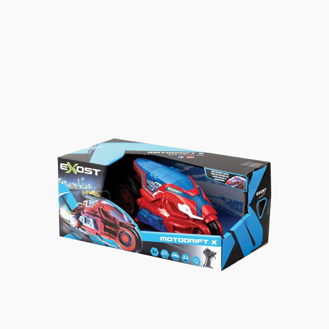 Silverlit Motodrift X RC car with blue LED lights