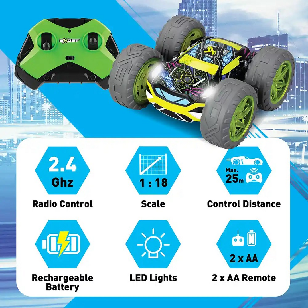 Silverlit Exost 360 Cross Flash remote control car with LED lights