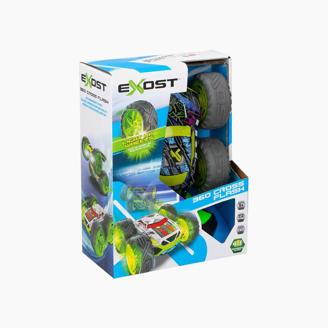 Silverlit Exost 360 Cross Flash remote control car with LED lights
