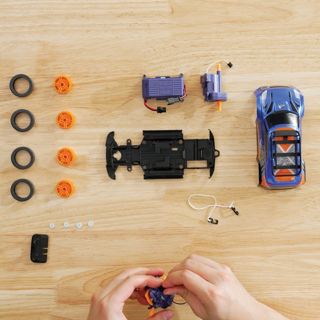 Silverlit Exost Build 2 Drive remote-controlled vehicle for assembly
