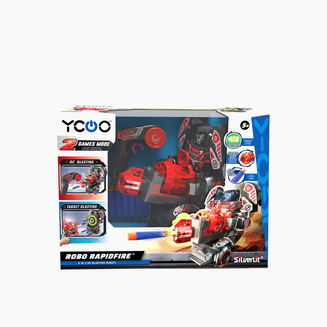 Silverlit Robo Rapidfire remote control shooting robot