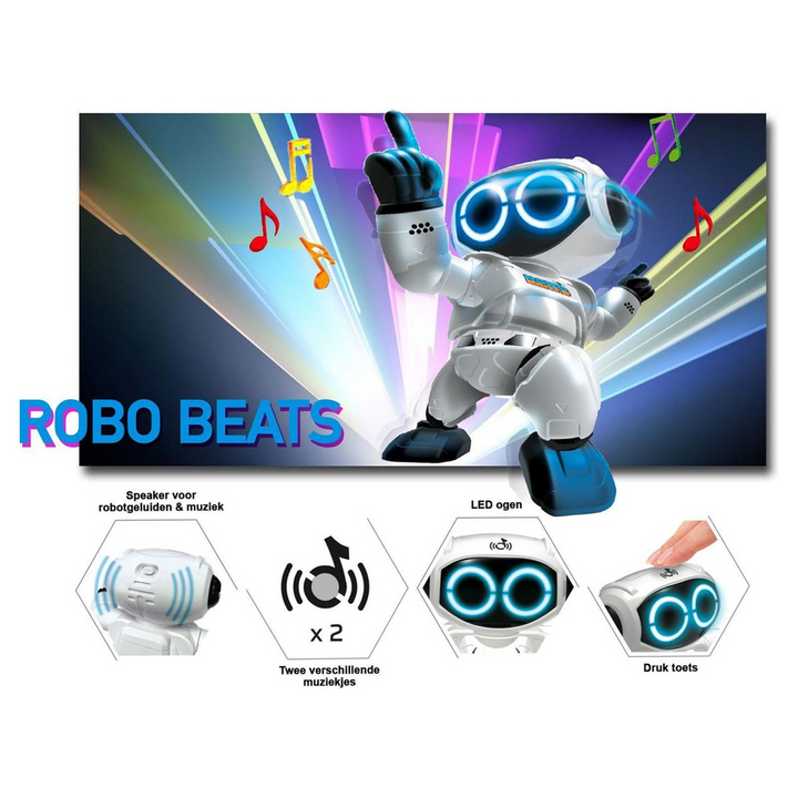 Silverlit Robo Beats dancing robot toy with LED eyes