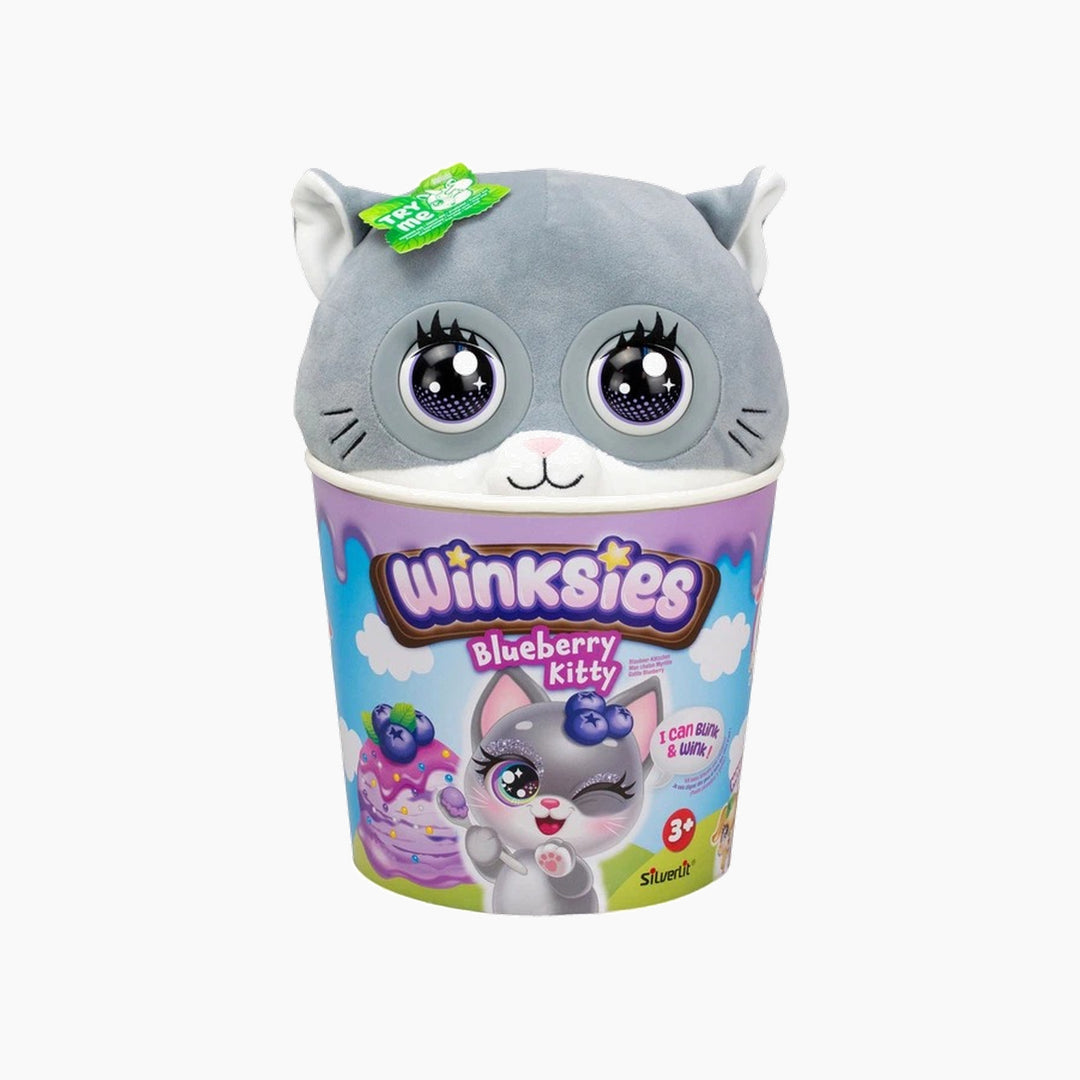Silverlit Winksies Blueberry Kitty electronic stuffed animal