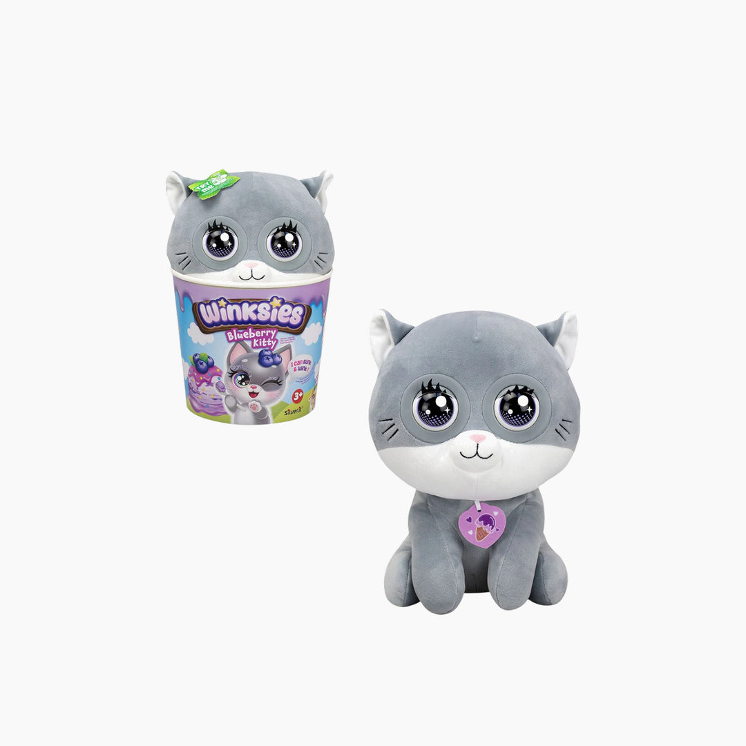 Silverlit Winksies Blueberry Kitty electronic stuffed animal