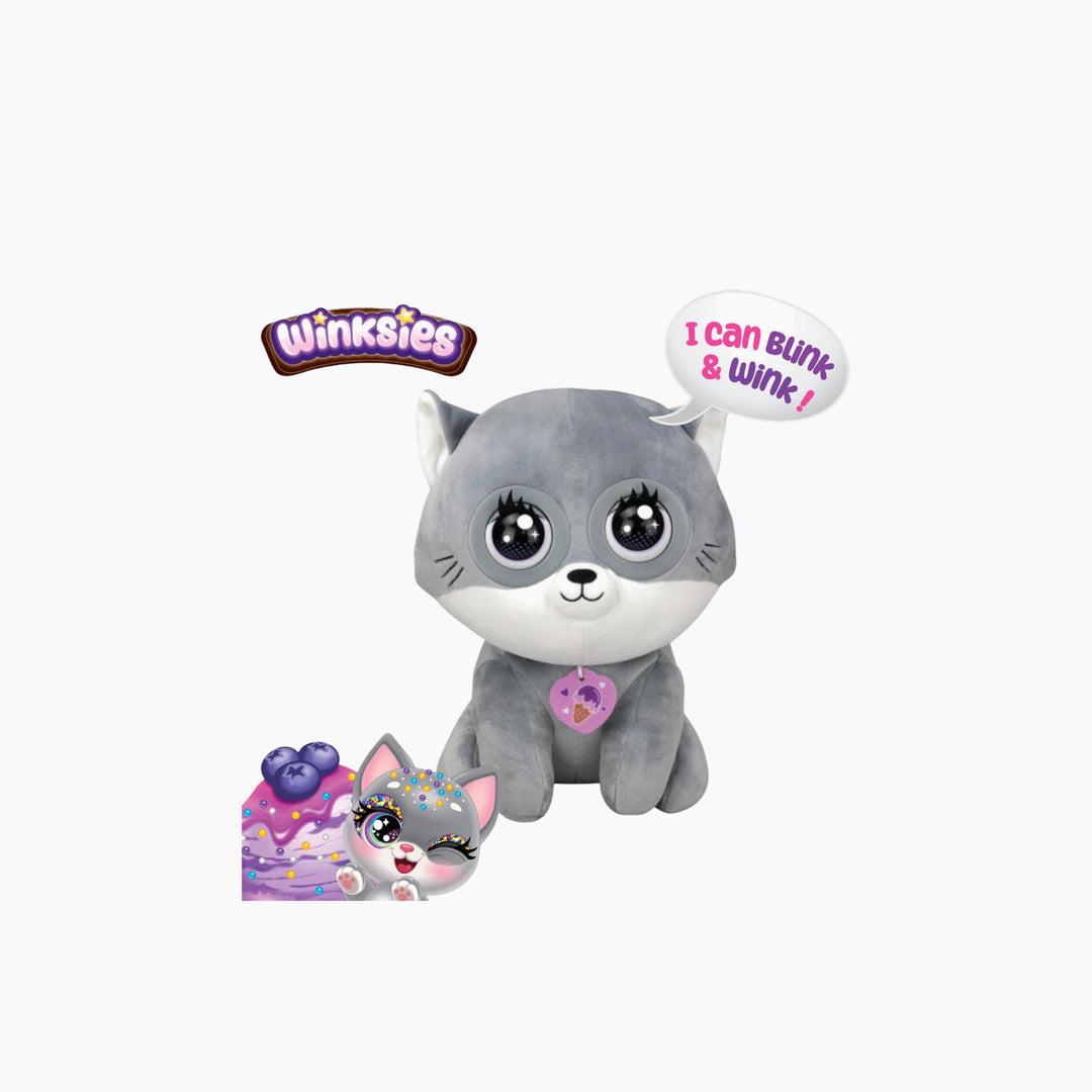 Silverlit Winksies Blueberry Kitty electronic stuffed animal