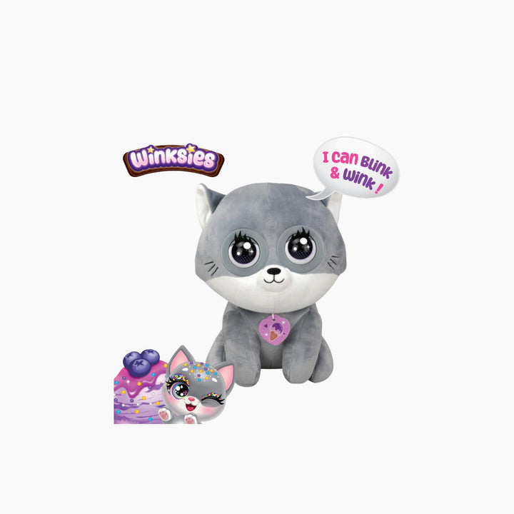 Silverlit Winksies Blueberry Kitty electronic stuffed animal