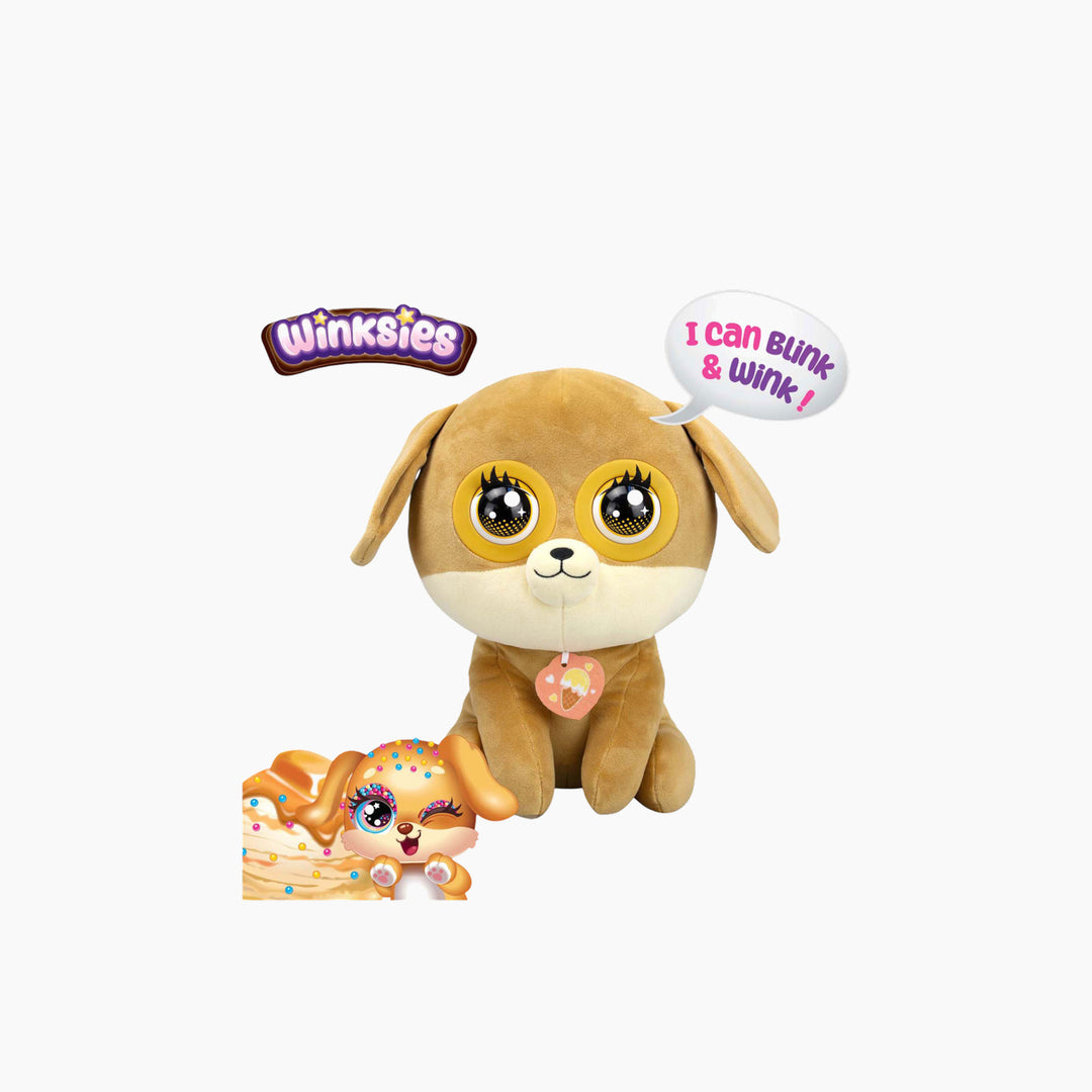 Silverlit Winksies Caramel Puppy stuffed animal with electronic functions