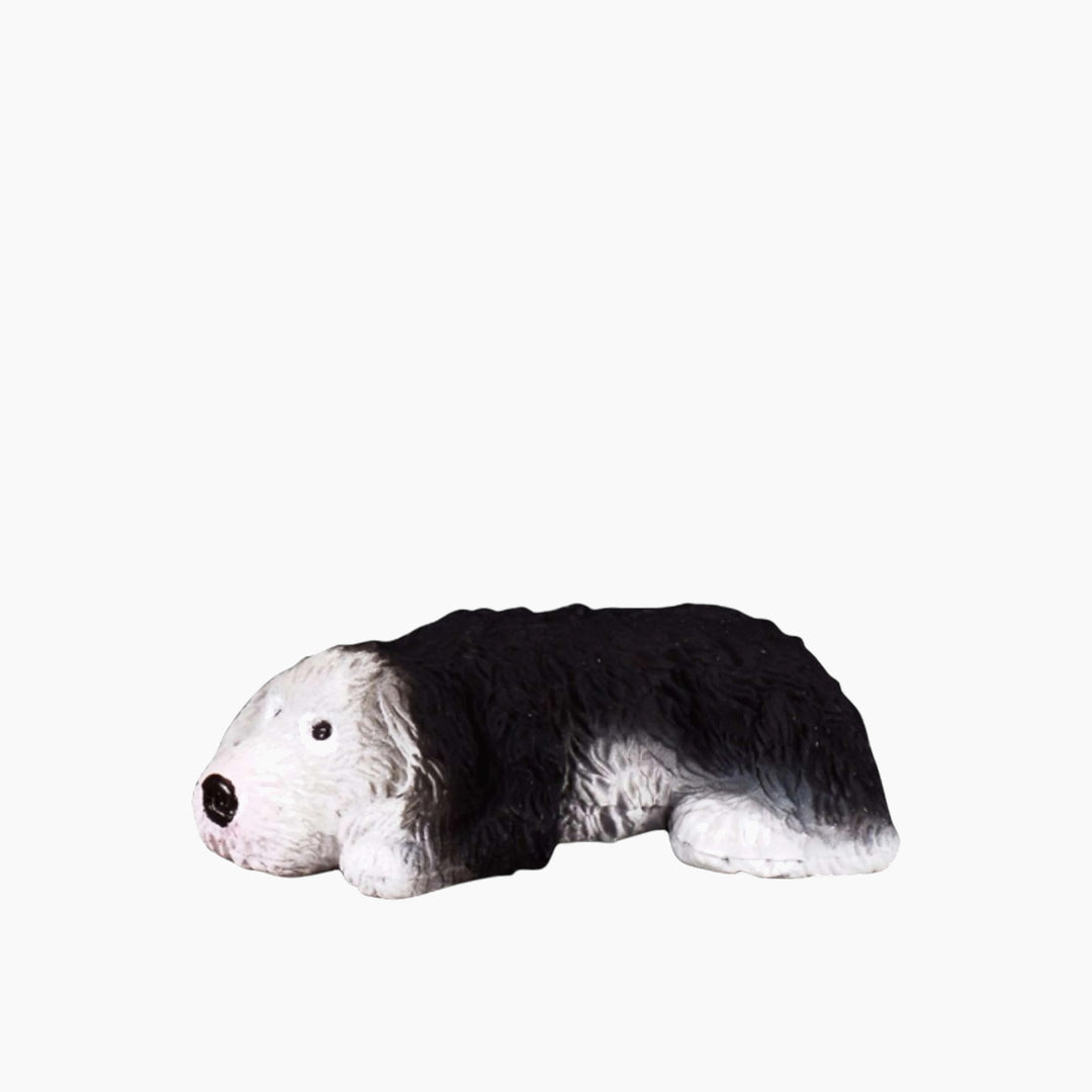 Collecta Old English Sheepdog Puppy Animal Toy Figure