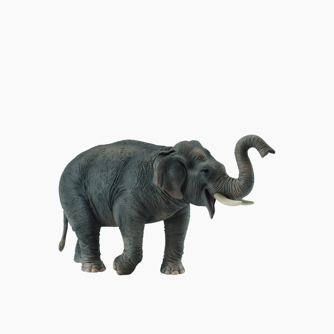 Collecta Asian Elephant Animal Toy Figure - HUNA