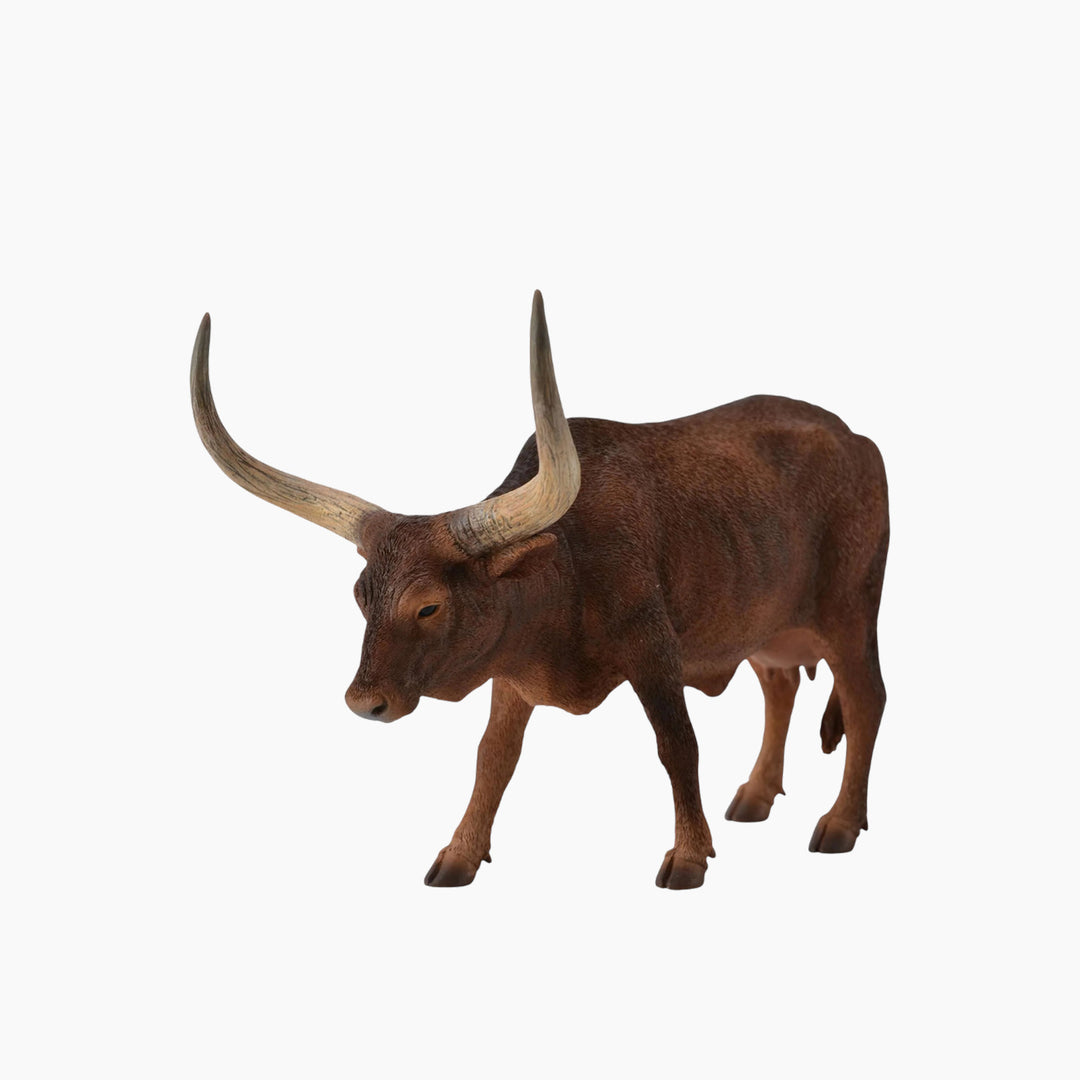 Collecta Ankole-Watusi Cow Animal Toy Figure - HUNA