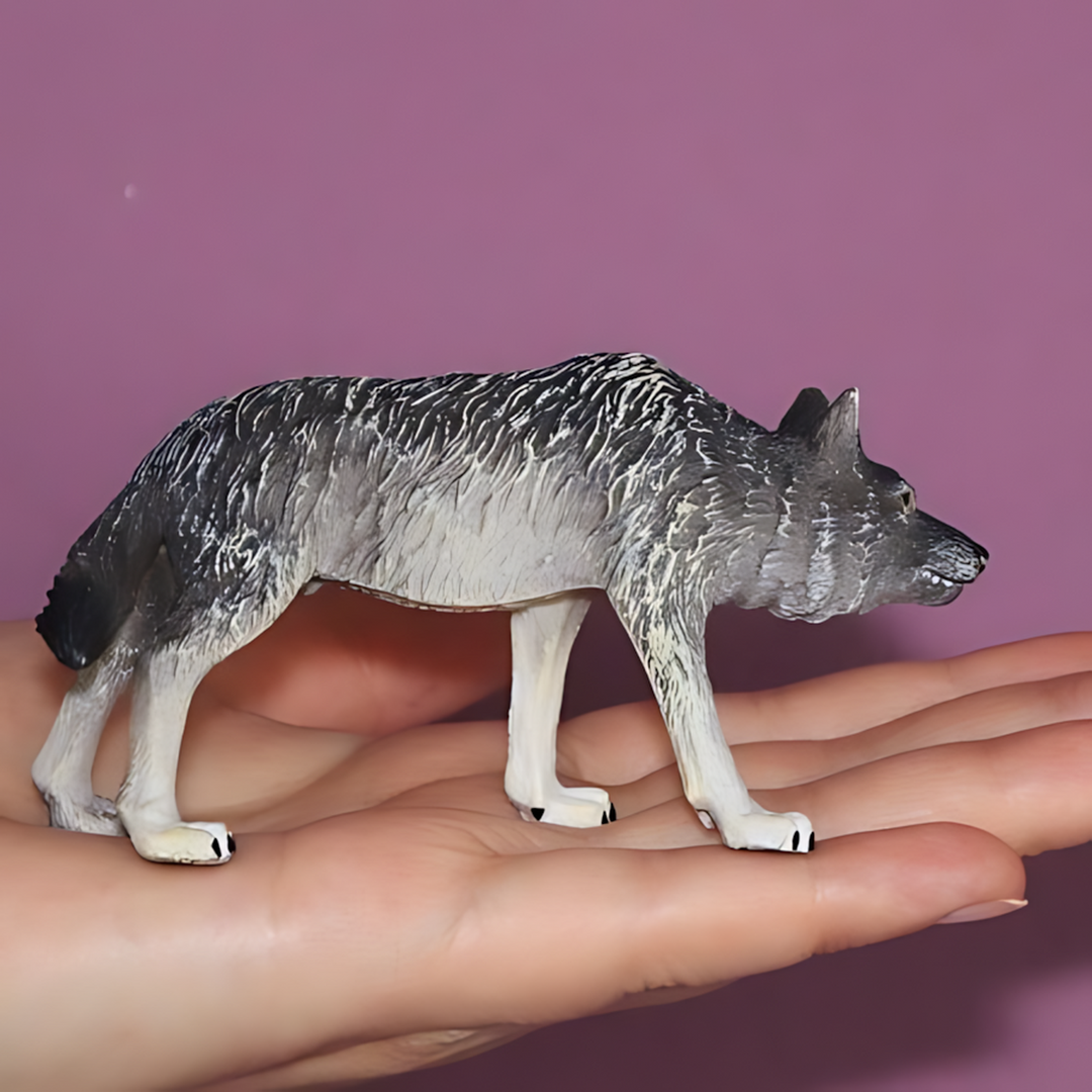 Collecta Timber Wolf Hunting Animal Toy Figure