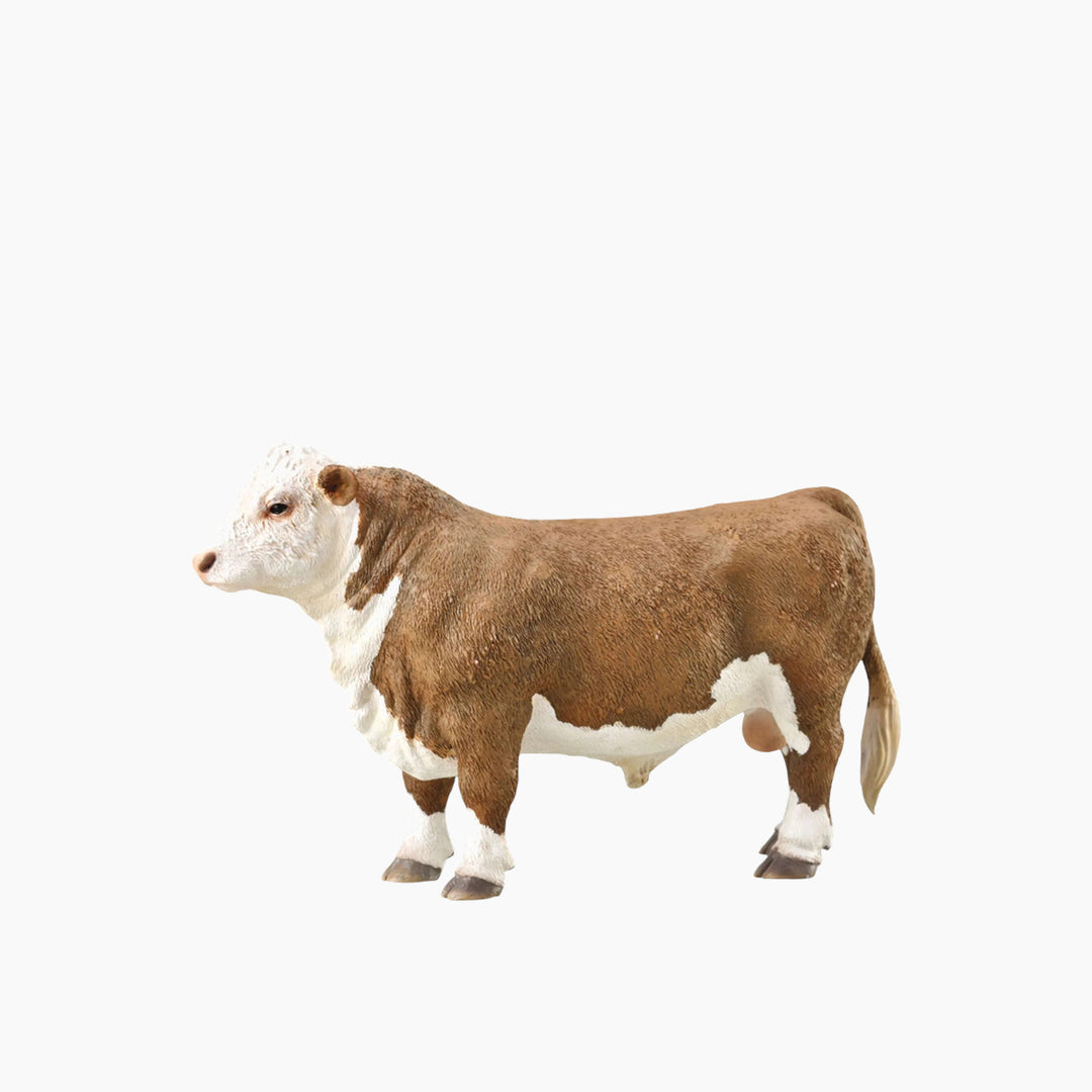 Collecta Hereford Bull (Polled) Animal Toy Figure - HUNA