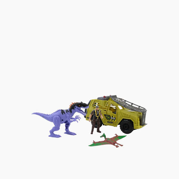 Chapmei Dino Valley Dinosaur Hunters Game Set Ground Defend Model
