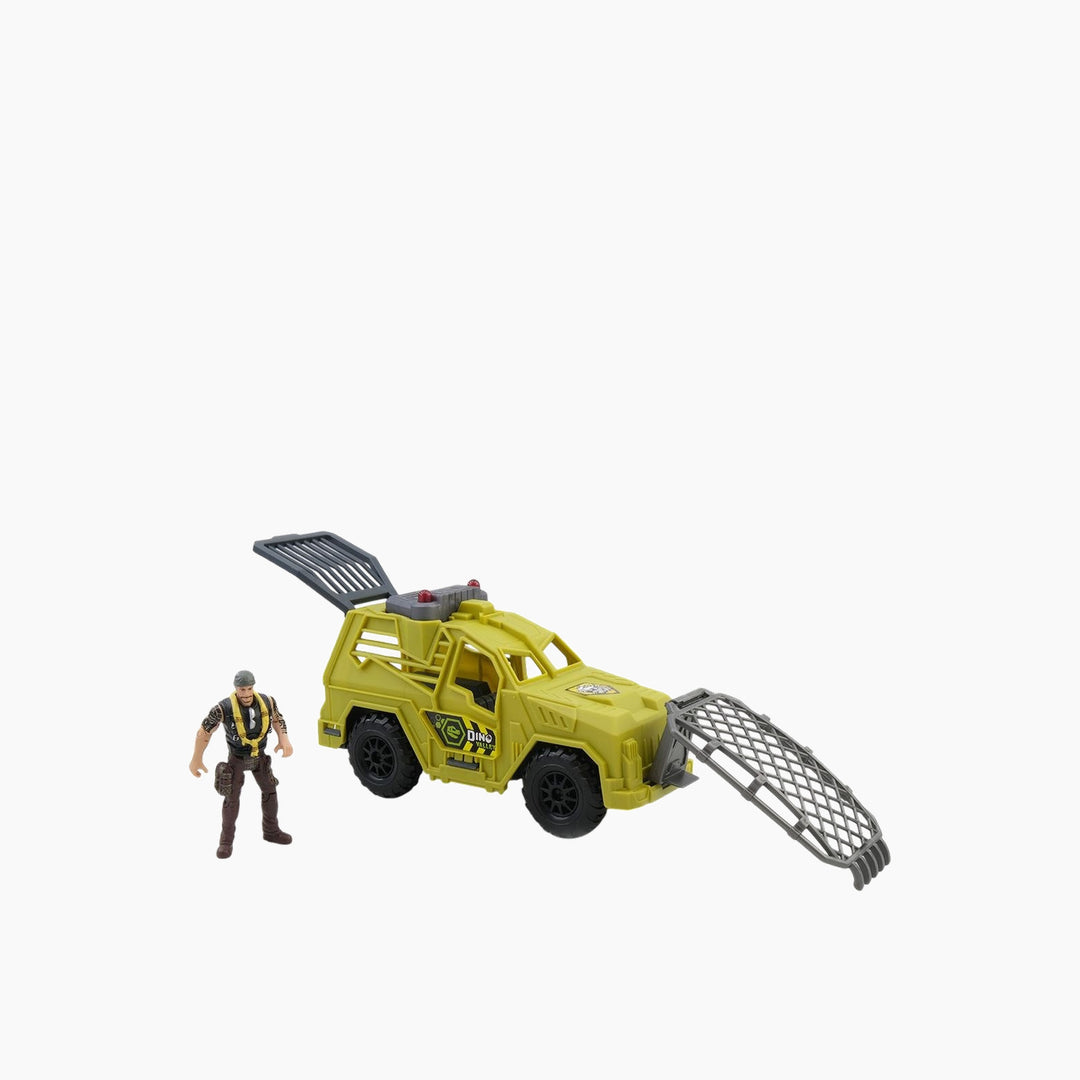 Chapmei Dino Valley Dinosaur Hunters Game Set Ground Defend Model