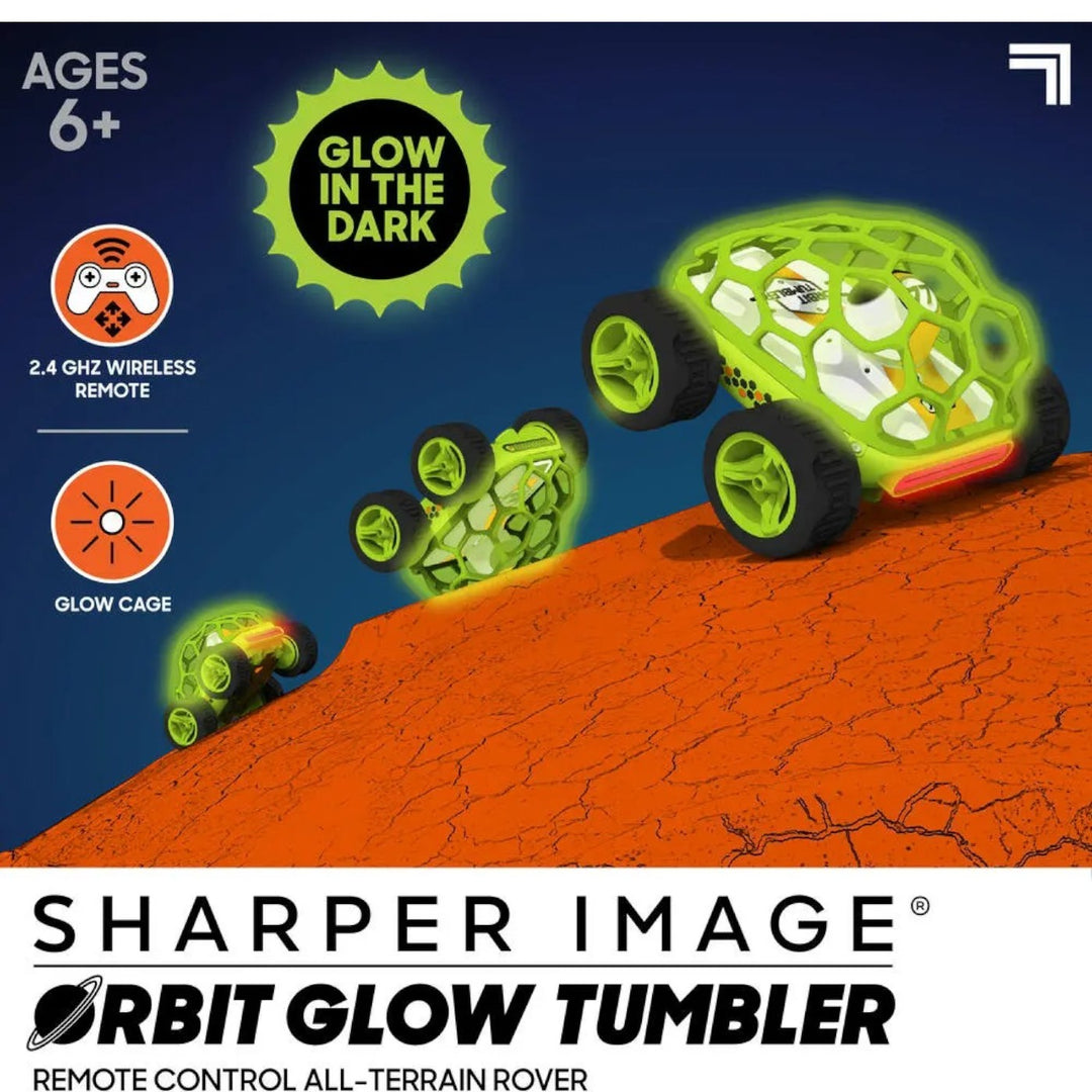 Sharper Image Toy Rc Orbit Tumbler Glow In The Dark