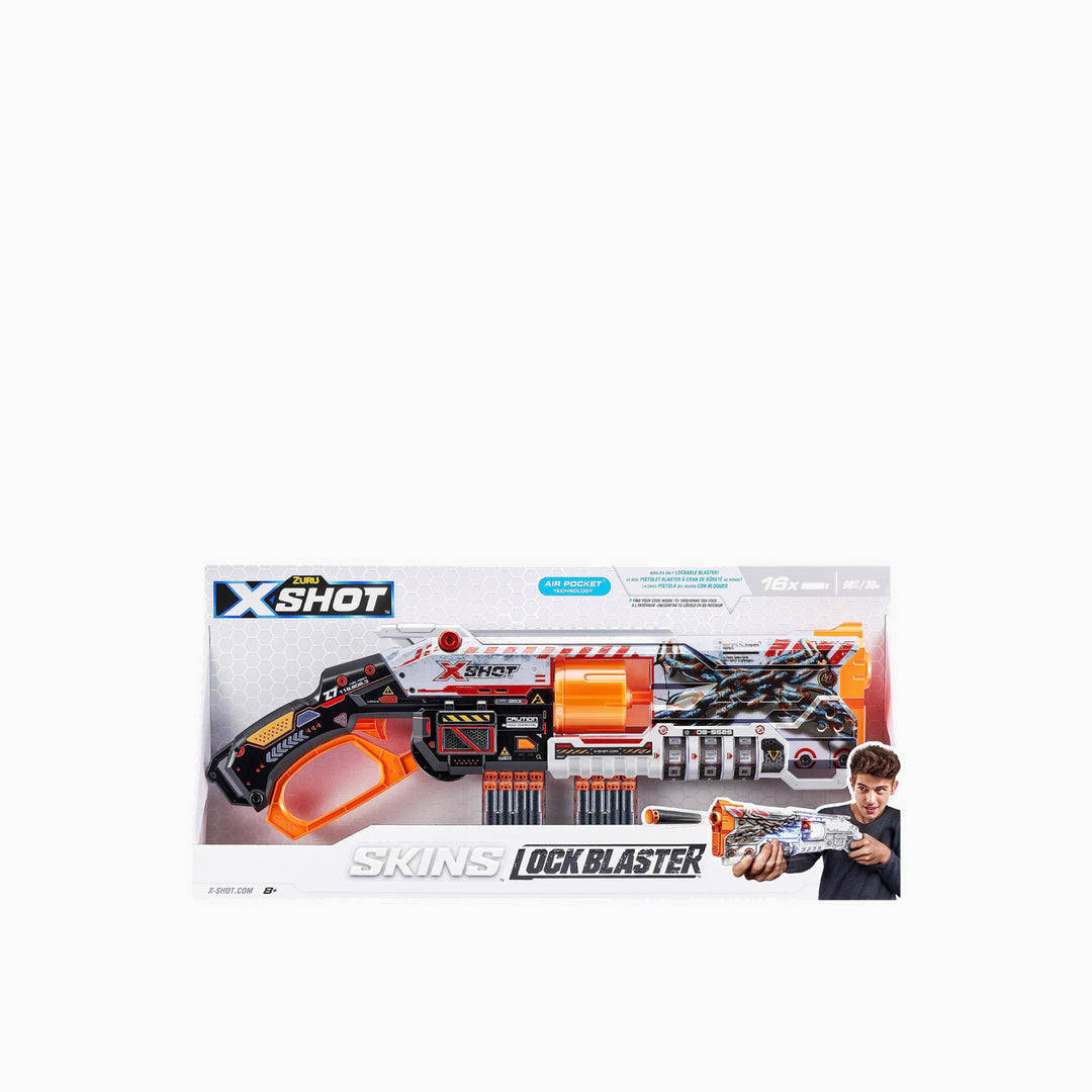 Zuru X-Shot Skins S1 Lock Gun toy with lockable design