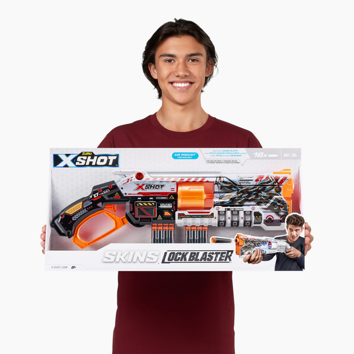Zuru X-Shot Skins S1 Lock Gun toy with lockable design