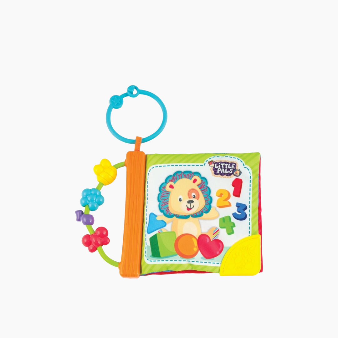 Winfun Take-Along Crinkle Book with teether and sliding beads