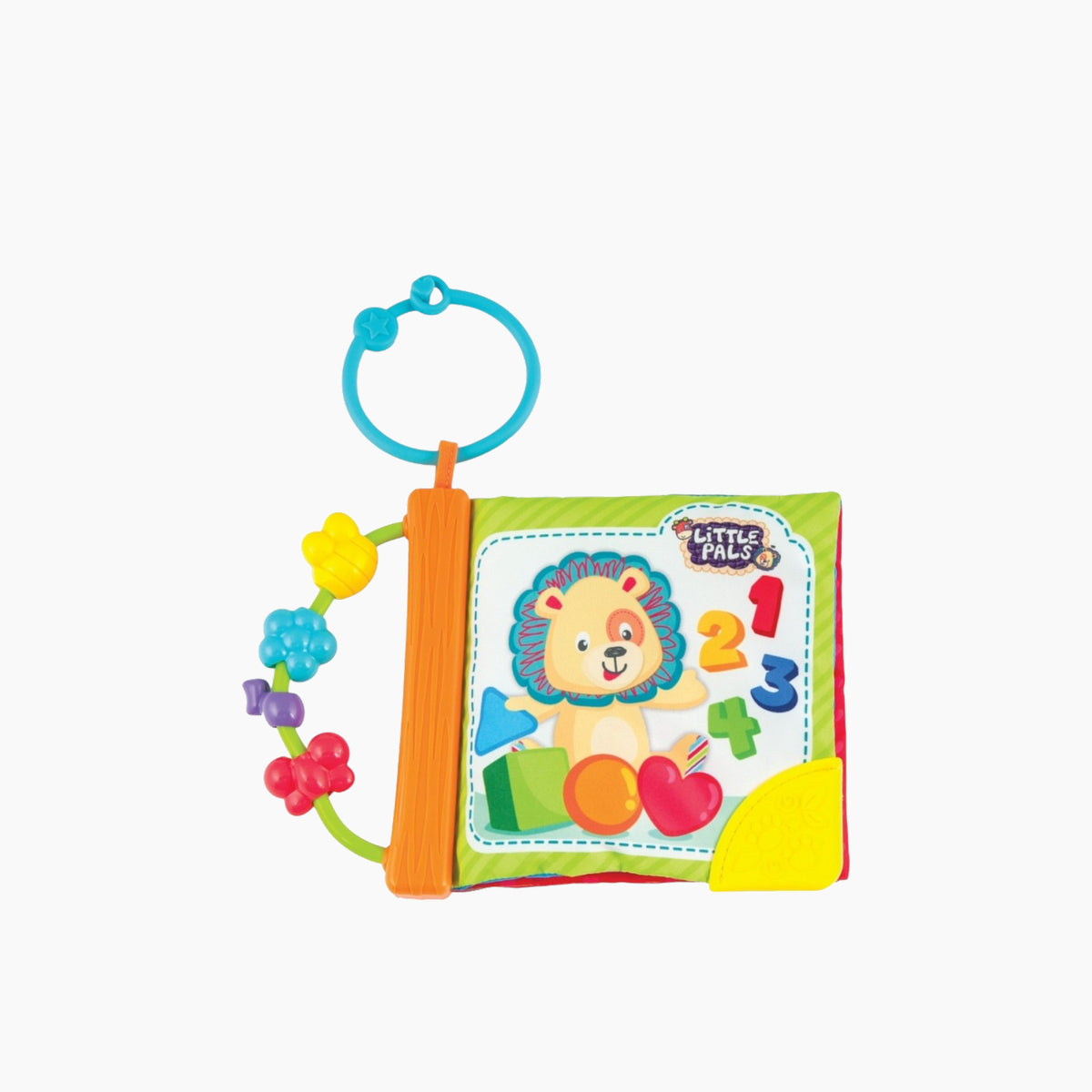 Winfun Take-Along Crinkle Book with teether and sliding beads