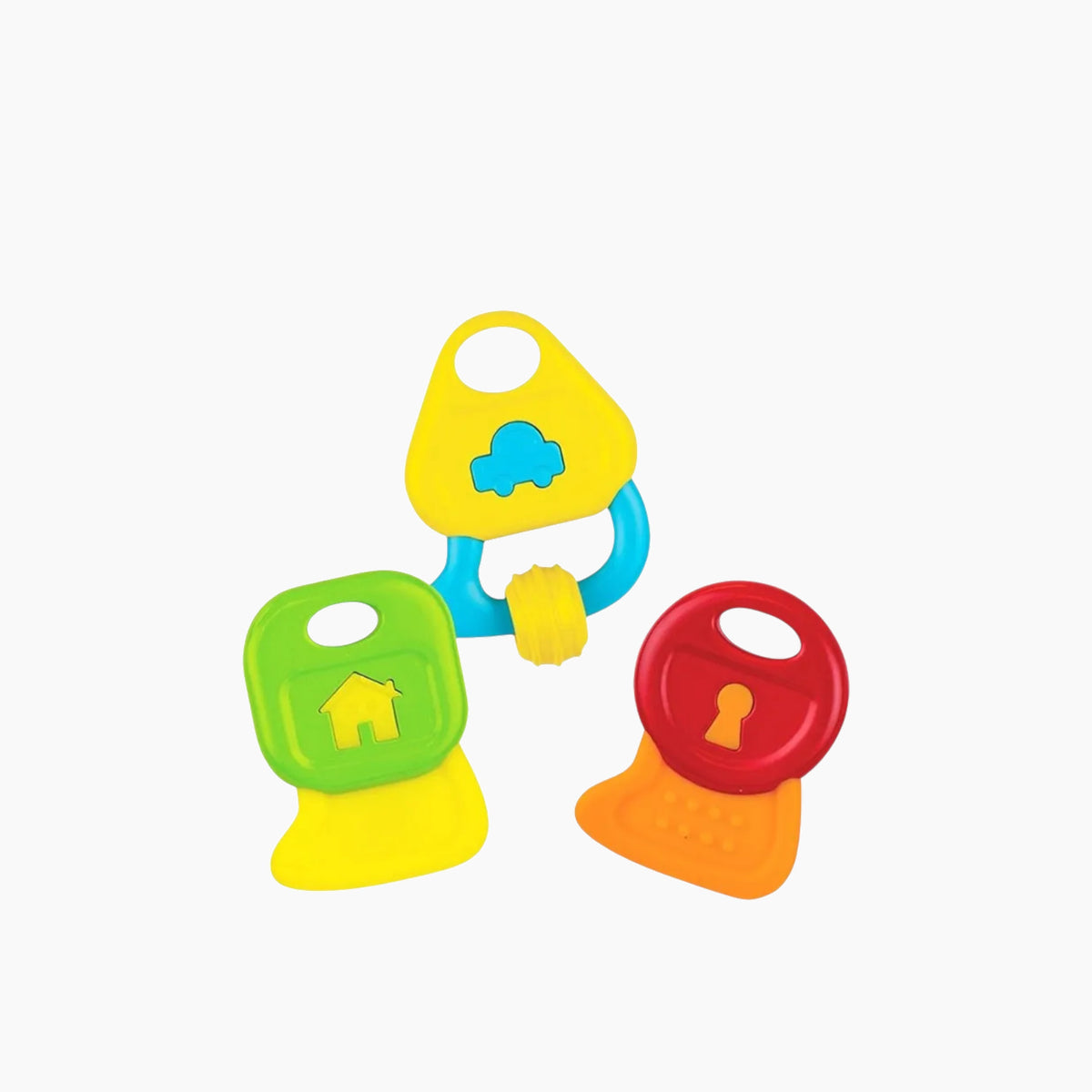 Winfun Light 'N Sounds Teething Keys with multi-colored textured keys
