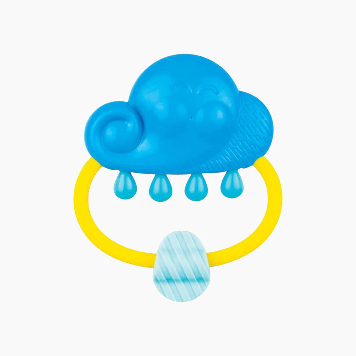 Winfun Shake 'N Slide Rattle- Raincloud with swinging raindrops and sliding bead